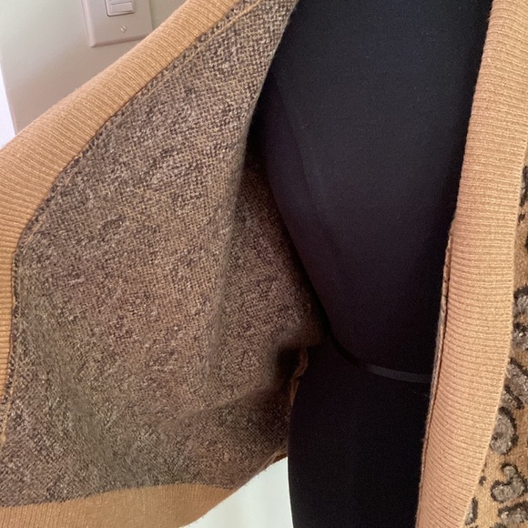 Anthropologie Léopard Print Bolero Sweater - Picture 4 of 8